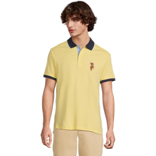 U.S. POLO ASSN. Short Sleeve Slim Fit Multicolor Pony Interlock Polo Shirt