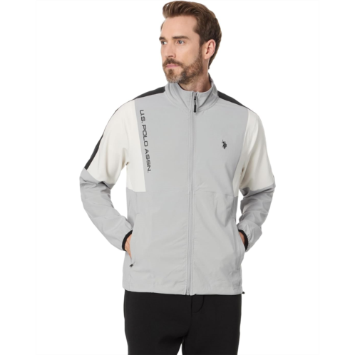 U.S. POLO ASSN. USPA Stretch Woven Cut Panel Full Zip Jacket