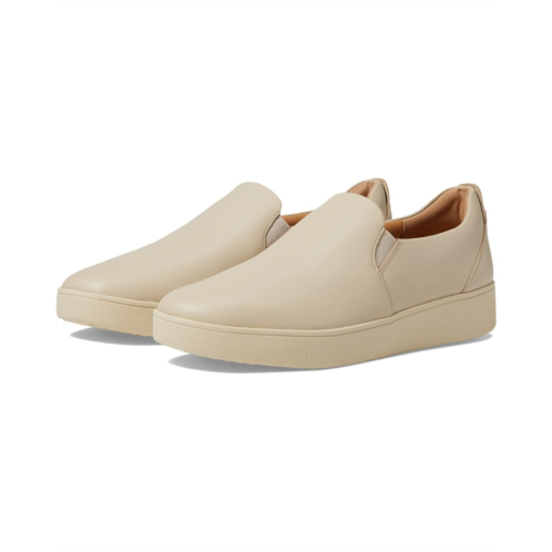 FitFlop Rally Leather Slip-On Skate Sneakers