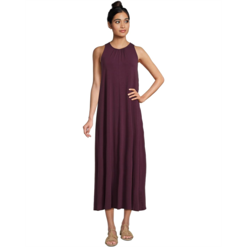 Womens Eileen Fisher Fine Stretch Jersey Knit Maxi Dress