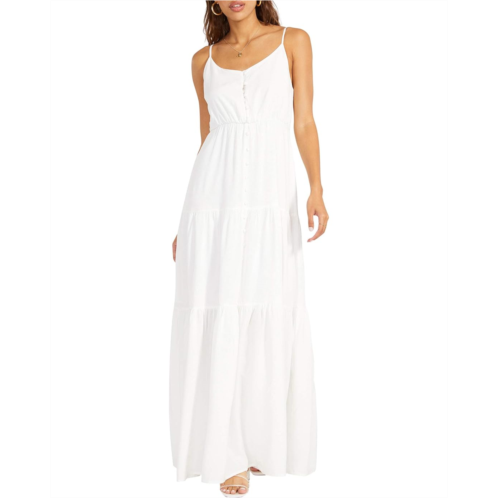 Steve Madden Been So Long Dress - Solid Woven Maxi