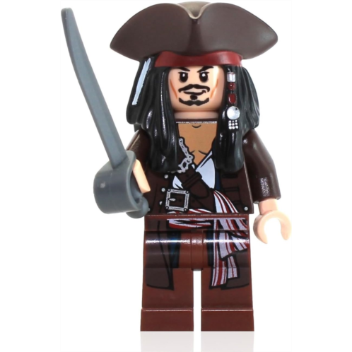 LEGO Pirates of the Caribbean Minifigure - Captain Jack Sparrow (Hat and Jacket)