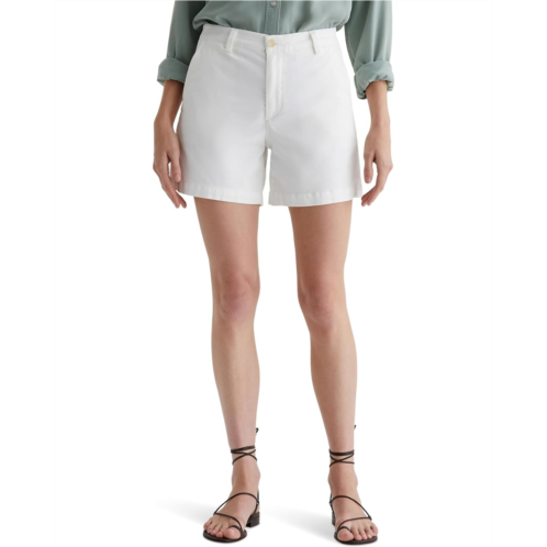 Womens AG Jeans Jude Mid Rise Chino Shorts
