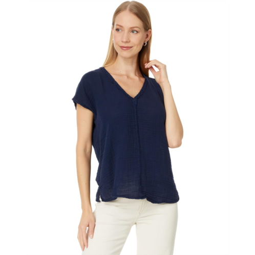 Womens Michael Stars Draya V-Neck Top