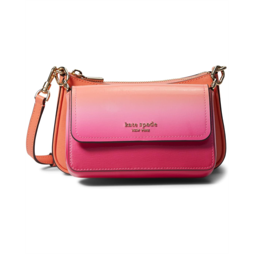 Kate Spade New York Double Up Ombre Saffiano Leather Double -Up Crossbody