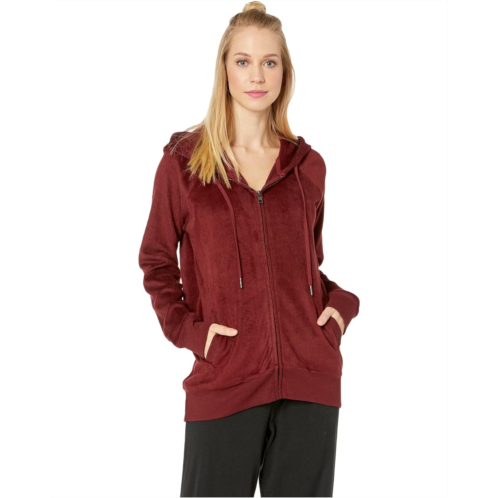 P.J. Salvage Silky Lounge Zip-Up Jacket