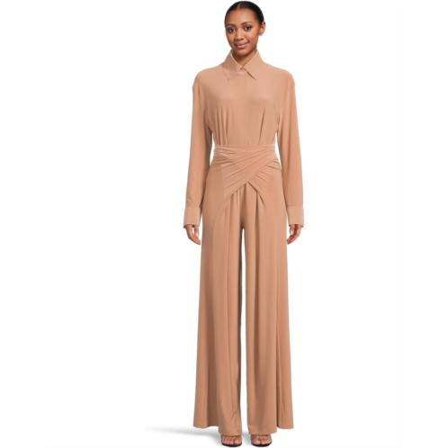 Norma Kamali Four Sleeve Shirt Jumpsuit