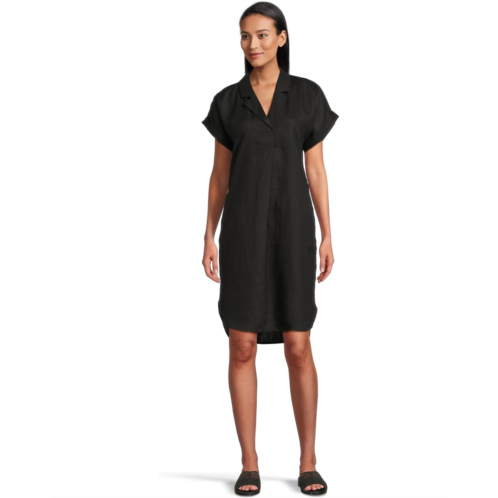 Womens Eileen Fisher Notch Collar Dress