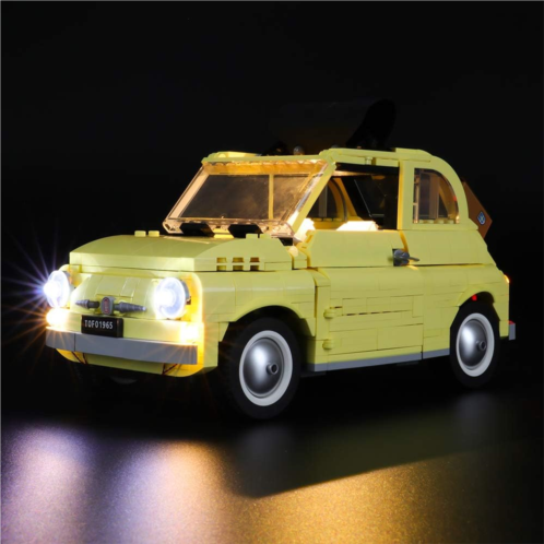 BRIKSMAX Led Lighting Kit for Creator Fiat 500,Compatible with Lego 10271 Building Blocks Model- Not Include The Lego Set