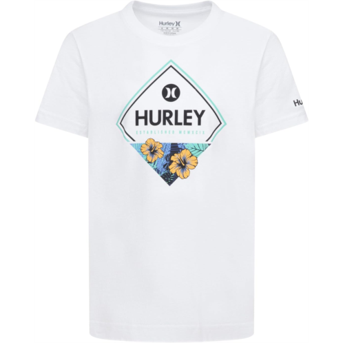 Hurley Kids Floral Diamond Tee (Little Kid)