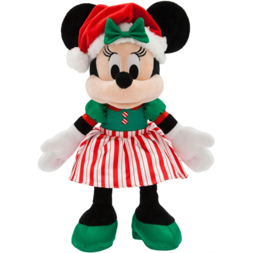 Disney Store Official Minnie Mouse 2023 Special Edition Holiday Plush - Medium 15-Inch Stuffed Toy - Exclusive Seasonal Release Perfect for Gifting and Decor - Celebrate in True Fa