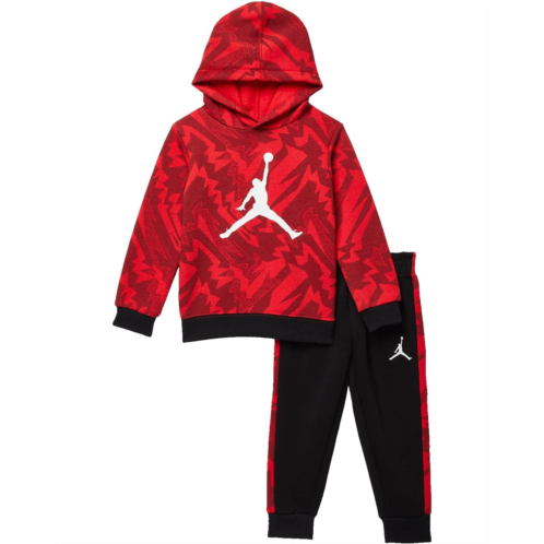 Jordan Kids MJ Essentials Fleece All Over Print Set (Toddler)