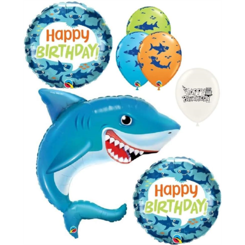 Ballooney  s Ultimate Great White Shark Ocean Sea Creatures Theme Birthday Party Event Balloons Bouquet