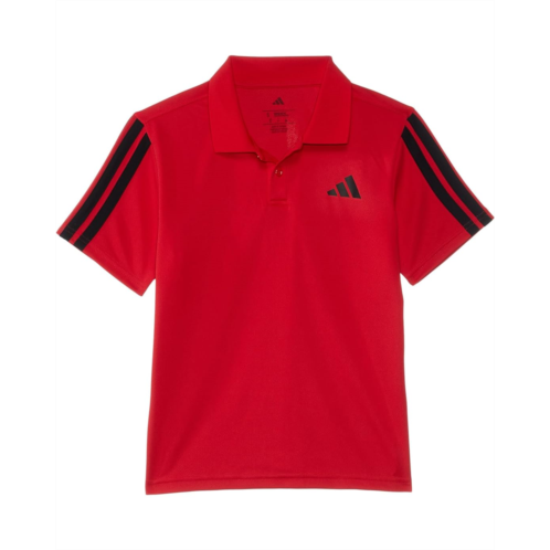 Adidas Kids 3-Stripe Polo Shirt (Big Kid)