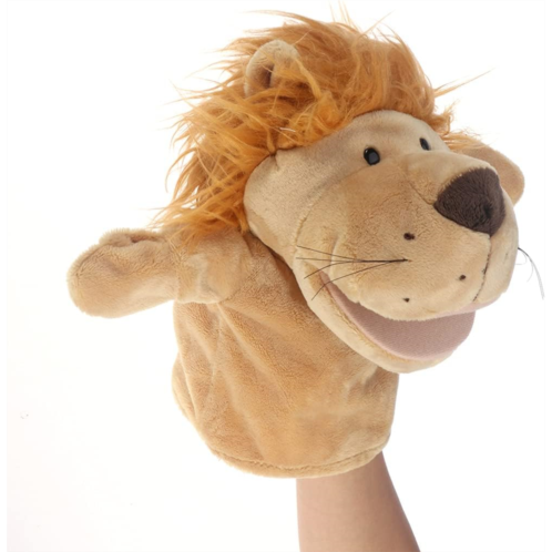 TOYANDONA Storytelling Animal Puppets Puppet Theater Open Mouth Hand Puppet Children Toys Hand Puppet Toys Kids Birthday Gift Lion Hand Puppet Toddler Playset Will Move Doll Parent
