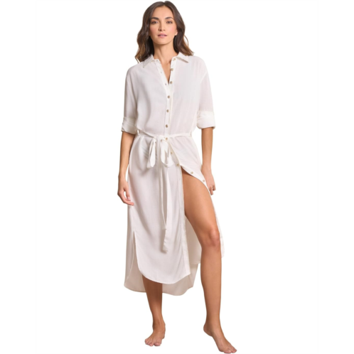 Womens Maaji Off-White Moni Long Shirtdress
