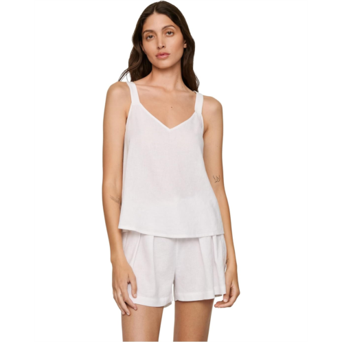Womens Eberjey Linen Blend V-Neck Cami
