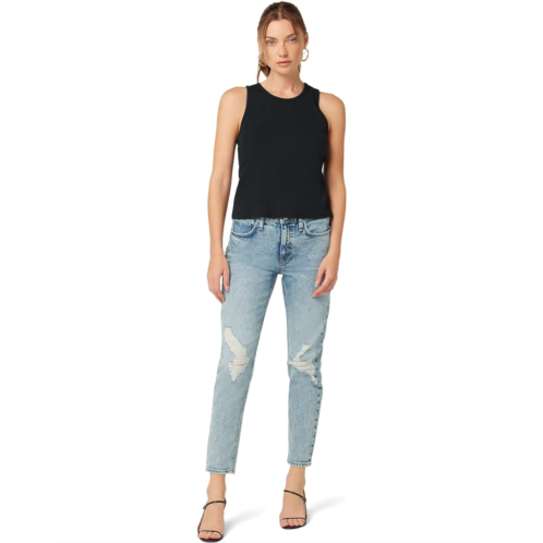 Hudson Jeans Jade High-Rise Straight Loose Fit in Heartbeats