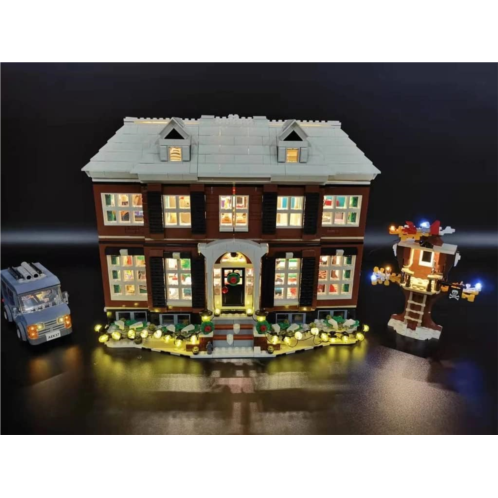 Brick Loot Deluxe LED Light Lighting KIT for Your Lego Home Alone 21330 (Lego Set Not Included! No Model is Included)
