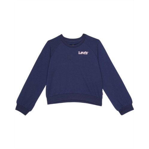 Levi  s Kids High-Rise Crew Neck Sweatshirt (Big Kids)
