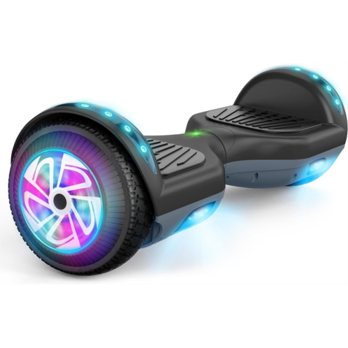UNI-SUN Hoverboard, 6.5 Two Wheel Hoverboard with Bluetooth and Lights, Hoverboard for Kids Ages 6-12
