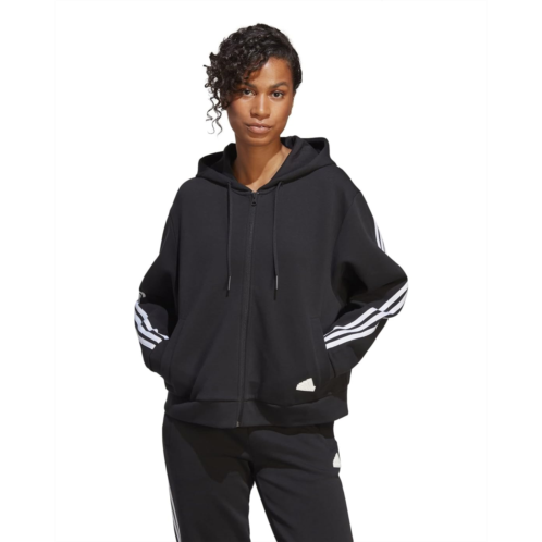 Womens adidas Future Icons 3-Stripes Full Zip Hoodie