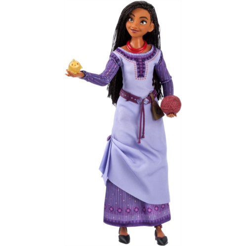 Disney Store Official Asha Singing Doll - Wish - 11 inch - Mesmerizing Melodies with Authentic Look - Interactive Music Play - Ideal Gift for Music Lovers & Collectors