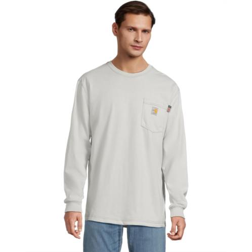 Mens Carhartt Flame-Resistant Force Cotton Long Sleeve T-Shirt