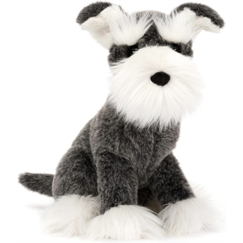 Jellycat Lawrence Schnauzer Dog Stuffed Animal, 10 inches Dogs & Puppies Plush Toy Classic Childreninchs Gift