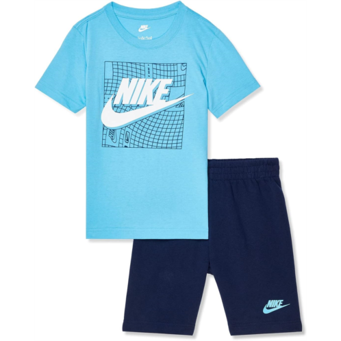 Nike Kids Sportswear Club Tee and Shorts Set (Little Kids)