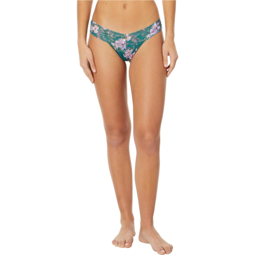 Womens Hanky Panky Printed Signature Lace Low Rise Thong