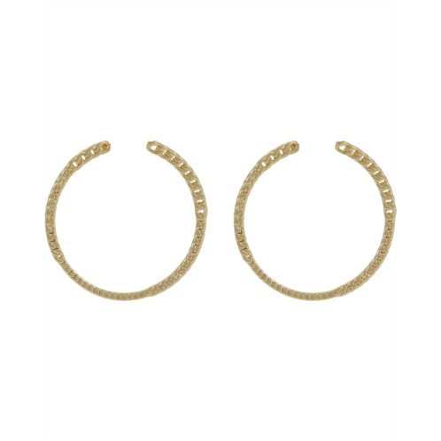 Front Row Curb Chain Earrings 32846