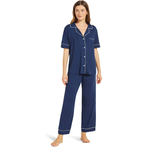 Womens Eberjey Gisele Short Sleeve Pant Pj Set