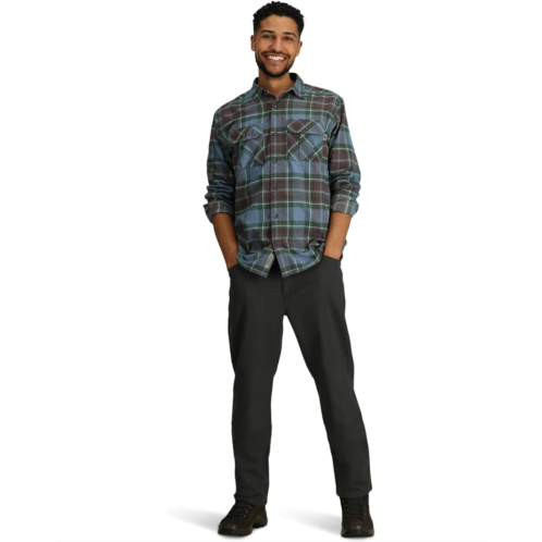 Mens Royal Robbins Lost Coast Flannel Plaid Long Sleeve