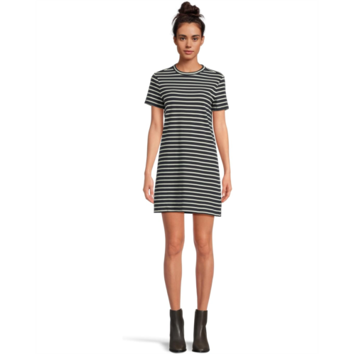 Womens Madewell Knit T-Shirt Mini Dress Stripe