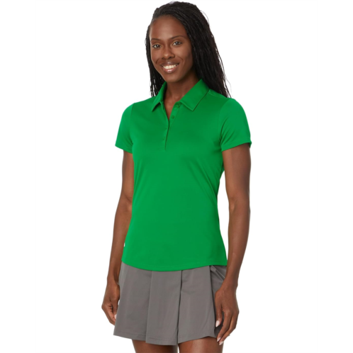 Womens adidas Golf Performance Solid Short Sleeve Golf Polo Shirt