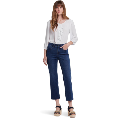 Womens NYDJ Marilyn Straight Ankle Jeans in Ibiza Blues