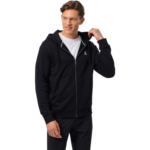 Mens Psycho Bunny Levy Essential Zip Fleece Hoodie