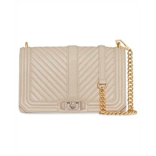 Rebecca Minkoff Chevron Quilted Love Crossbody