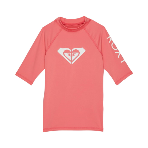 Roxy Kids Whole Hearted Short Sleeve Rashguard (Big Kids)