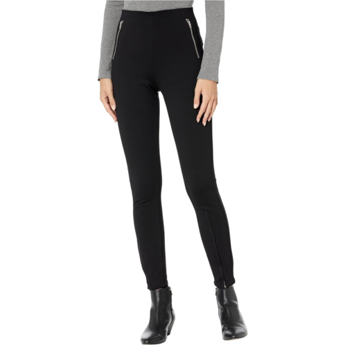 Blank NYC Pull-On Ponte Skinny with Zipper Detail