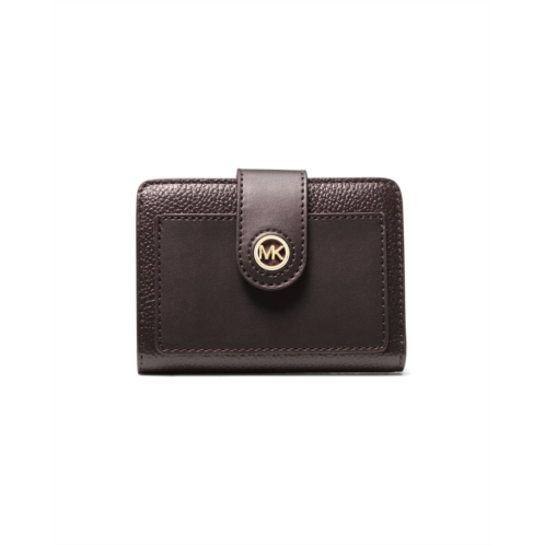 Michael Michael Kors MK Charm Small Tab Compact Pocket Wallet