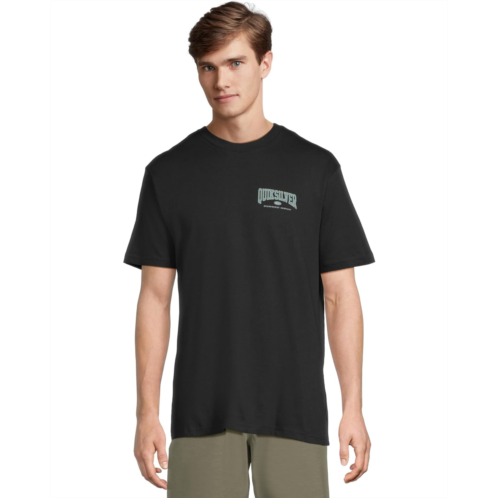 Mens Quiksilver Dropout Short Sleeve Screen Tee