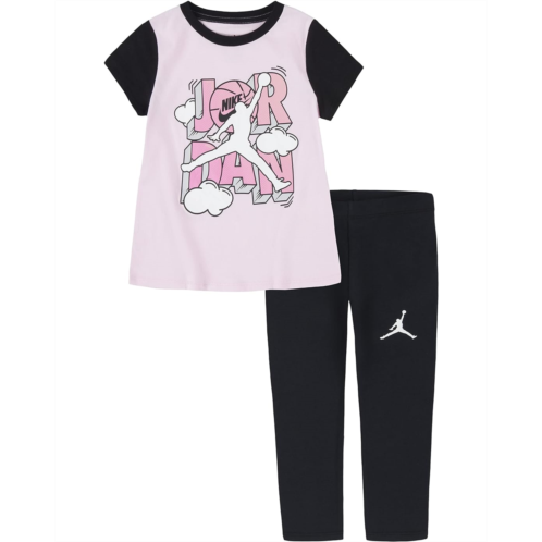 Jordan Kids Stack of Clouds Leggings Set (Toddler)