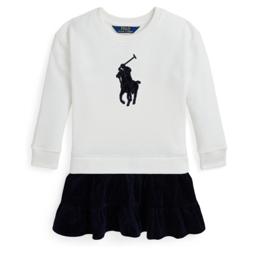 Polo Ralph Lauren Kids Big Pony Corduroy-Skirt Fleece Dress (Big Kid)