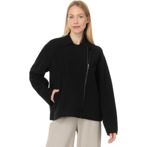 Eileen Fisher Moto Jacket With Zip Front