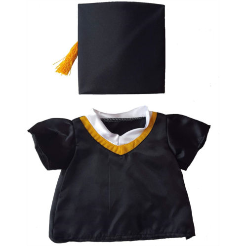 Stuffems Toy Shop Graduation Cap & Gown Outfit Teddy Bear Clothes Fits Most 14 - 18 Build-a-bear and Make Your Own Stuffed Animals