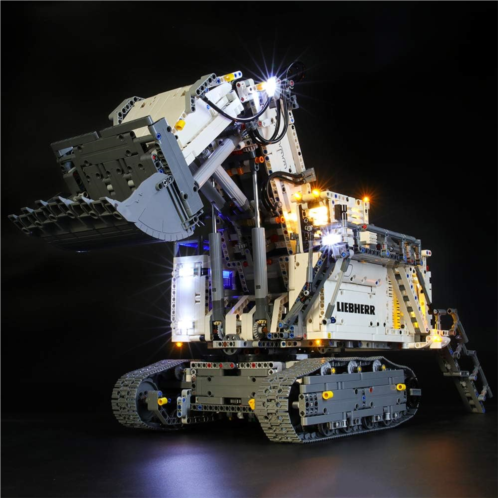 Briksmax Led Lighting Kit for Liebherr R 9800 - Compatible with Lego 42100 Building Blocks Model- Not Include The Lego Set