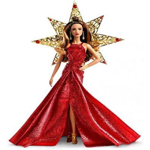 Barbie 2017 Holiday Teresa Doll, Brunette with Red Dress