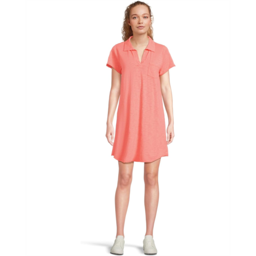 Womens Mod-o-doc Short Sleeve Johnny Collar Dress